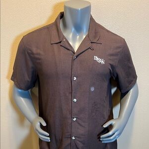 PacSun Brown Men's Shirt Size Large